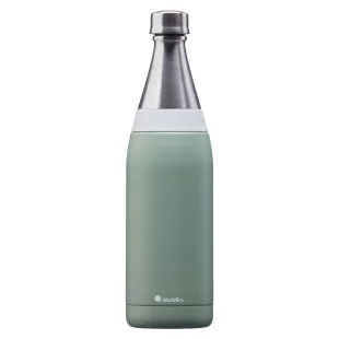 Wasserflasche 0,6 l FRESCO & GO - Edelstahl grün