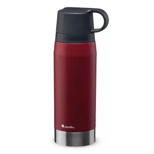 Thermoskanne mit 2 Becher CITYPARK TWIN CUP 1,1 l bordeaux rot