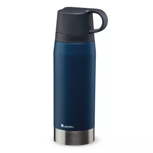 Thermoskanne mit 2 Becher CITYPARK TWIN CUP 1,1 l dunkelblau